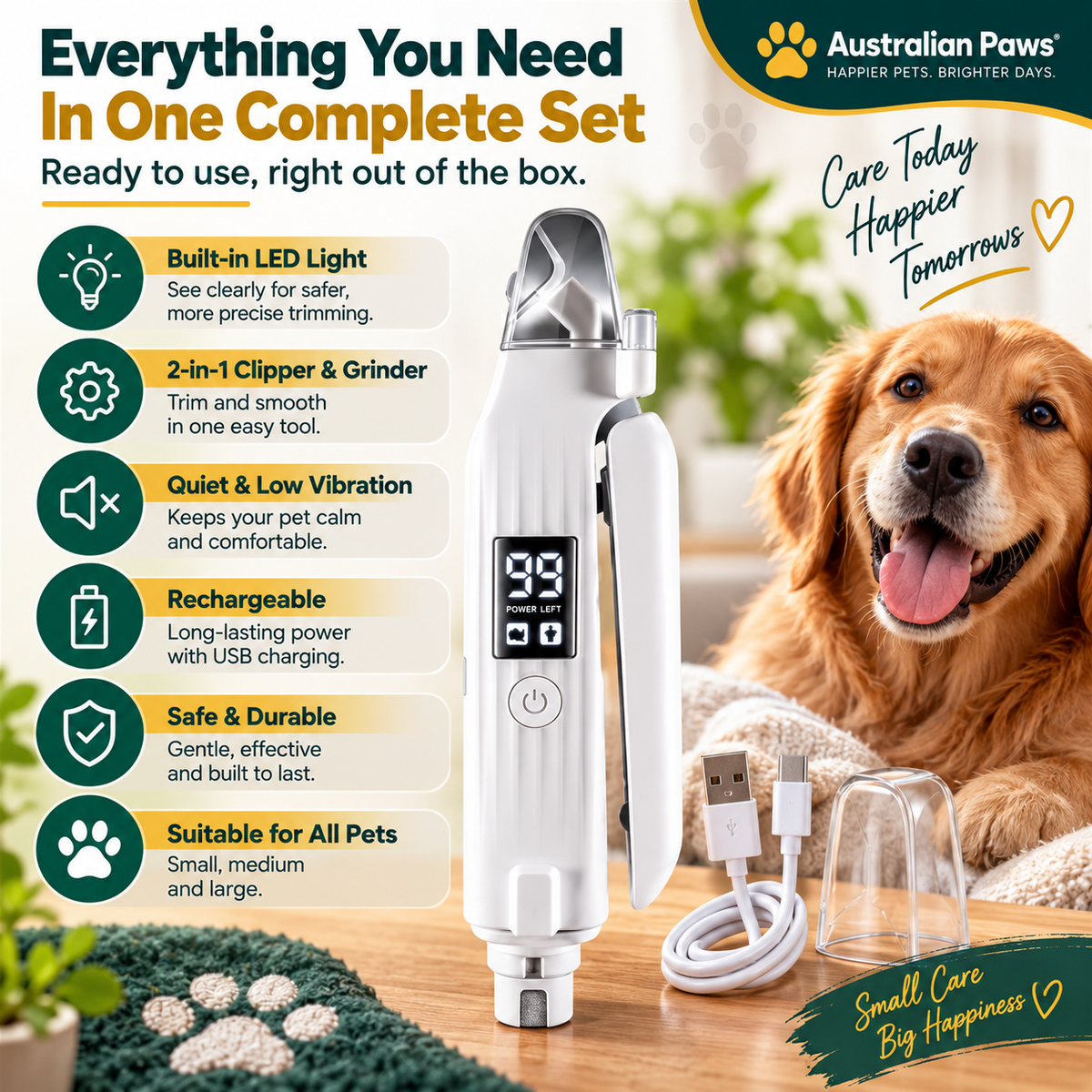 BrightPaw LED Nail Trimmer Pro