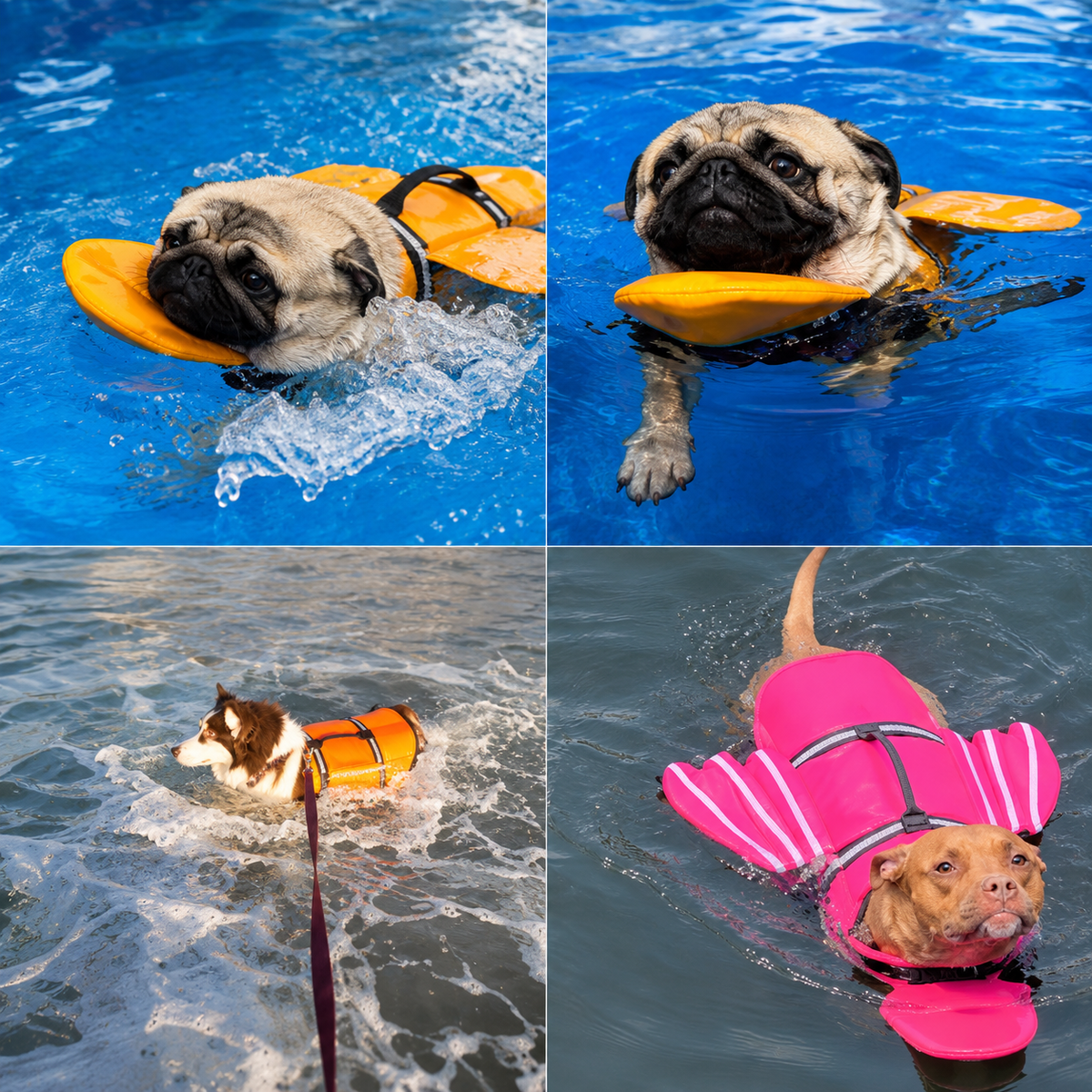 AquaGuard™ Head-Up Dog Life Vest