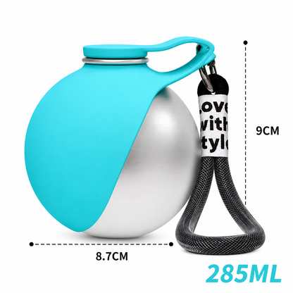 Portable Dog Water Bottle + Bowl