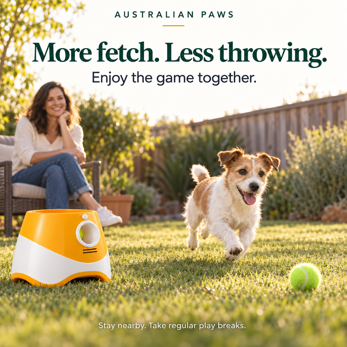 Pawzy Fetch Automatic Ball Toy