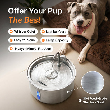 Australian AquaPaw Silent Dog Fountain
