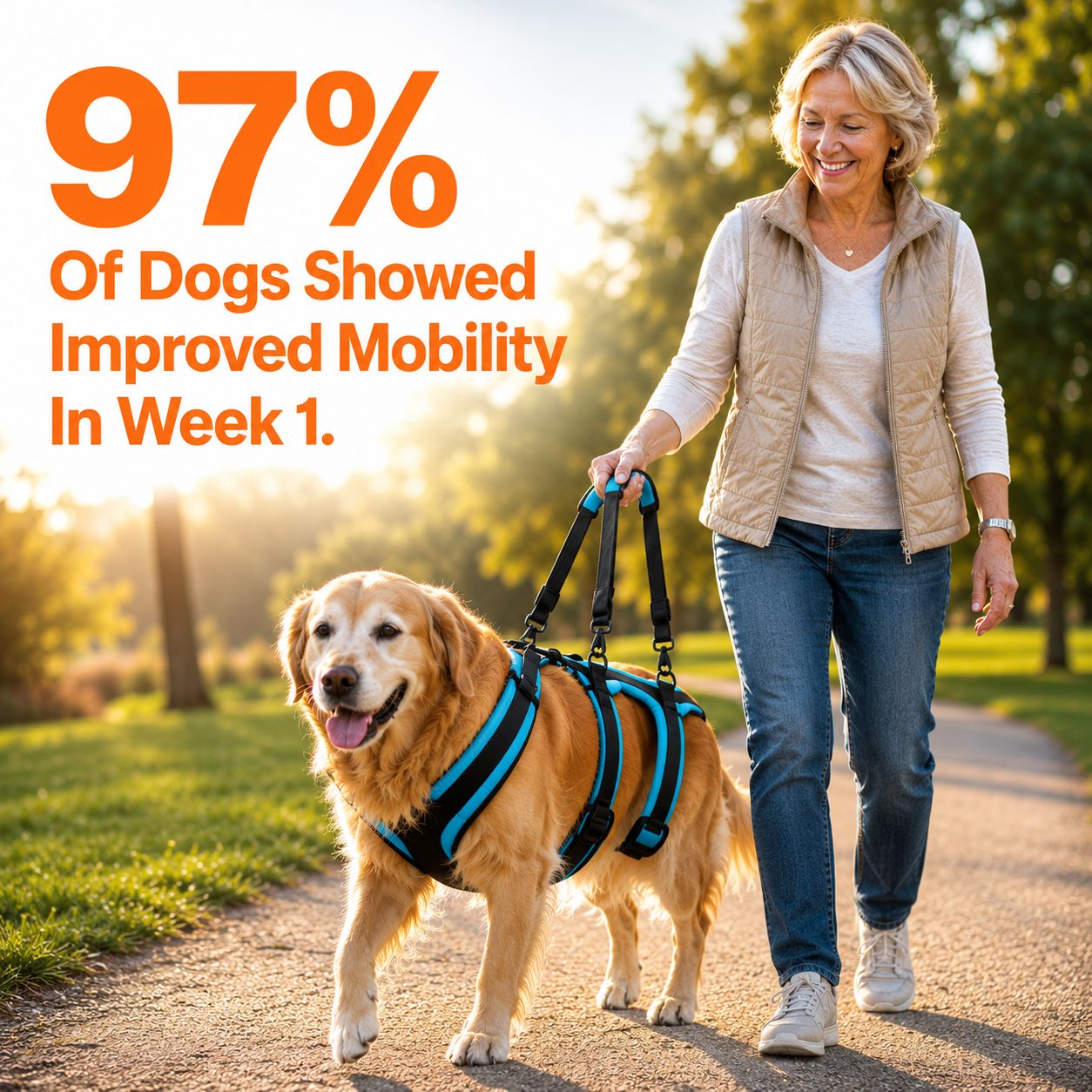 PawLift Dual Support Harness
